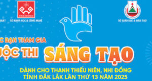 Thông báo: Cuộc thi Sáng tạo dành cho thanh thiếu niên, nhi đồng tỉnh Đắk Lắk lần thứ 13 năm 2025