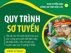 Thông báo tuyển sinh vào các trường Công an nhân dân năm 2025