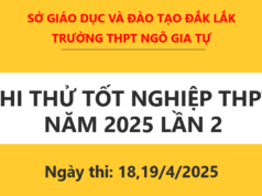 DSHS khối 12 tham gia thi thử tốt nghiệp THPT năm 2025 lần 2