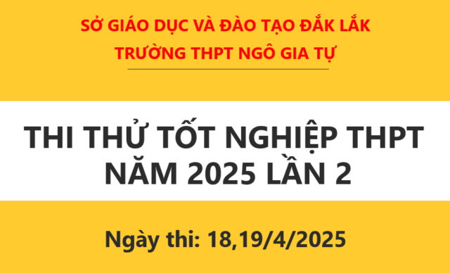 DSHS khối 12 tham gia thi thử tốt nghiệp THPT năm 2025 lần 2