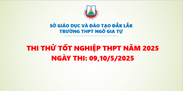 DSHS khối 12 tham gia thi thử tốt nghiệp THPT năm 2025 lần 3
