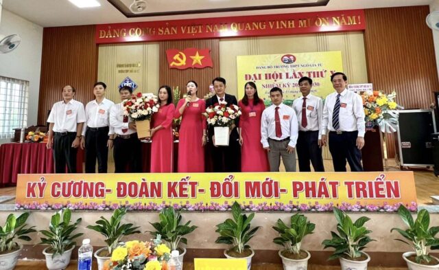 Đảng ủy trường THPT số 1 Ngô Gia Tự nhiệm kỳ 2025-2030