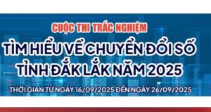 Kế hoạch tham gia Cuộc thi trắc nghiệm tìm hiểu về Chuyển đổi số tỉnh Đắk Lắk năm 2025