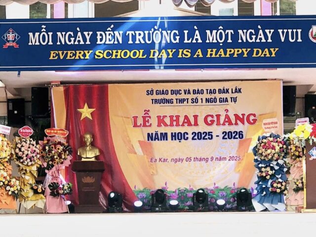 Khai giảng năm học 2025-2026: Khởi đầu mới, mục tiêu mới