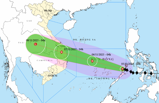 Thông báo học sinh nghỉ học để phòng tránh bão số 13 (Kalmaegi)