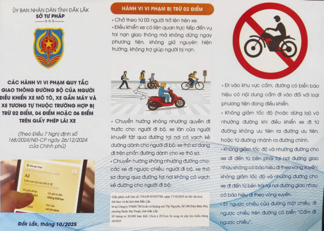 Thông báo về phổ biến các tài liệu quy định pháp luật