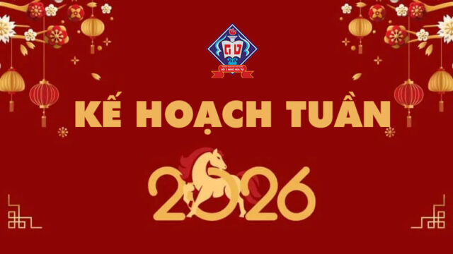 Kế hoạch công tác Tuần 22 năm học 2025-2026