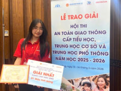 Nữ sinh lớp 11 ở Đắk Lắk ẵm giải Nhất hội thi về an toàn giao thông cấp quốc gia