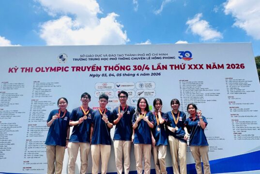 Thành tích ấn tượng của trường THPT số 1 Ngô Gia Tự tại Kỳ thi Olympic 30/4 năm 2026