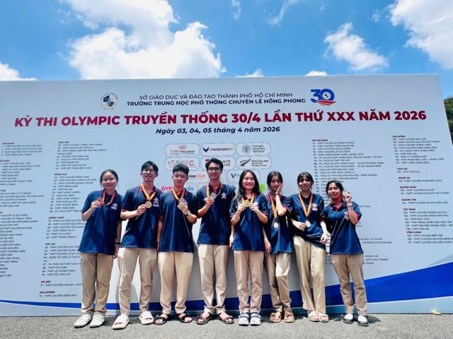 Thành tích ấn tượng của trường THPT số 1 Ngô Gia Tự tại Kỳ thi Olympic 30/4 năm 2026
