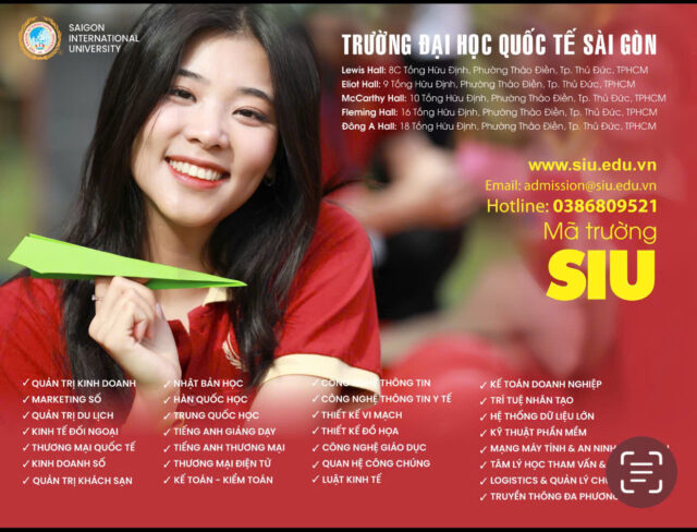 Tuyển sinh Đại học 2026 – Trường Đại học Quốc tế Sài Gòn (SIU)