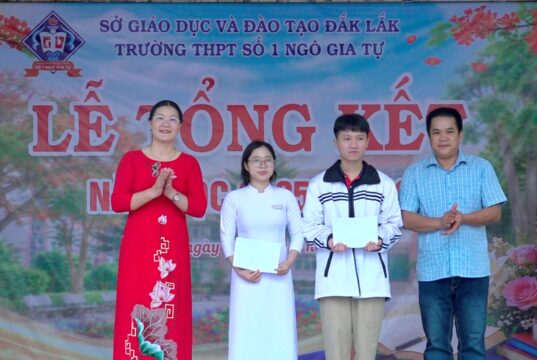 Trường THPT số 1 Ngô Gia Tự tổng kết năm học 2025-2026 với nhiều thành tích nổi bật