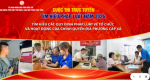 Thông báo về việc tham gia Cuộc thi trực tuyến tìm hiểu các quy định pháp luật về tổ chức và hoạt động của chính quyền địa phương cấp xã