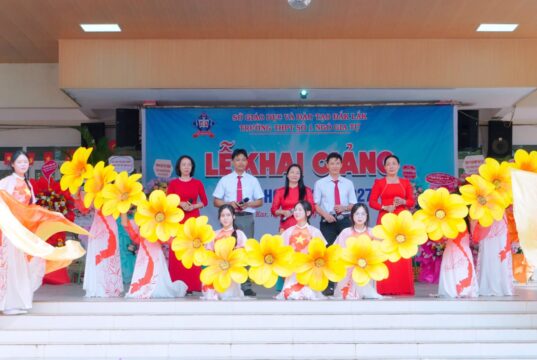 Trường THPT số 1 Ngô Gia Tự khai giảng năm học 2026 – 2027: Đổi mới tư duy, hướng đến kết quả thực chất