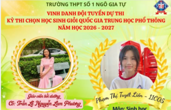 Trường THPT số 1 Ngô Gia Tự: 03 học sinh xuất sắc góp mặt trong Đội tuyển học sinh giỏi Quốc gia